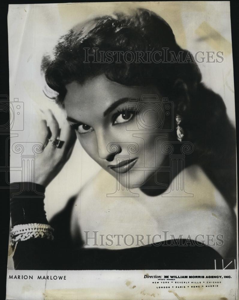 1964 Press Photo Actress Marion Marlowe in Irving Berlin musical - RSL79085 - Historic Images