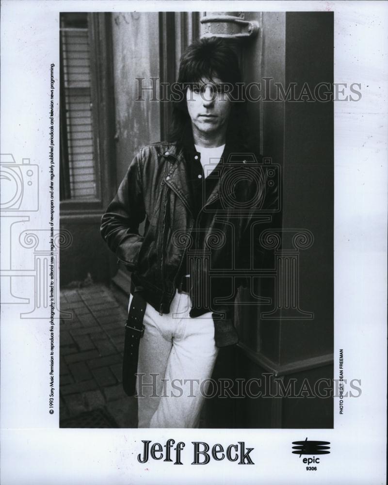 1993 Press Photo Popular Musician Jeff Beck - RSL84483 - Historic Images