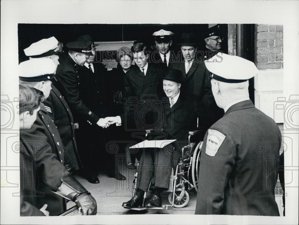 1964 Press Photo Mayor John Collins in Boston & son John Jr - RSL05471 - Historic Images
