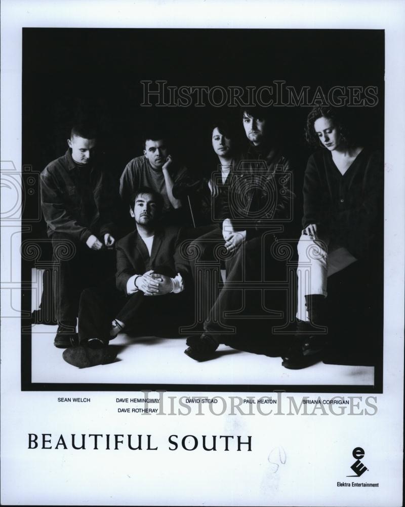 1992 Press Photo Beautiful South Sean Welch Dave Hemingway David Stead Paul - Historic Images