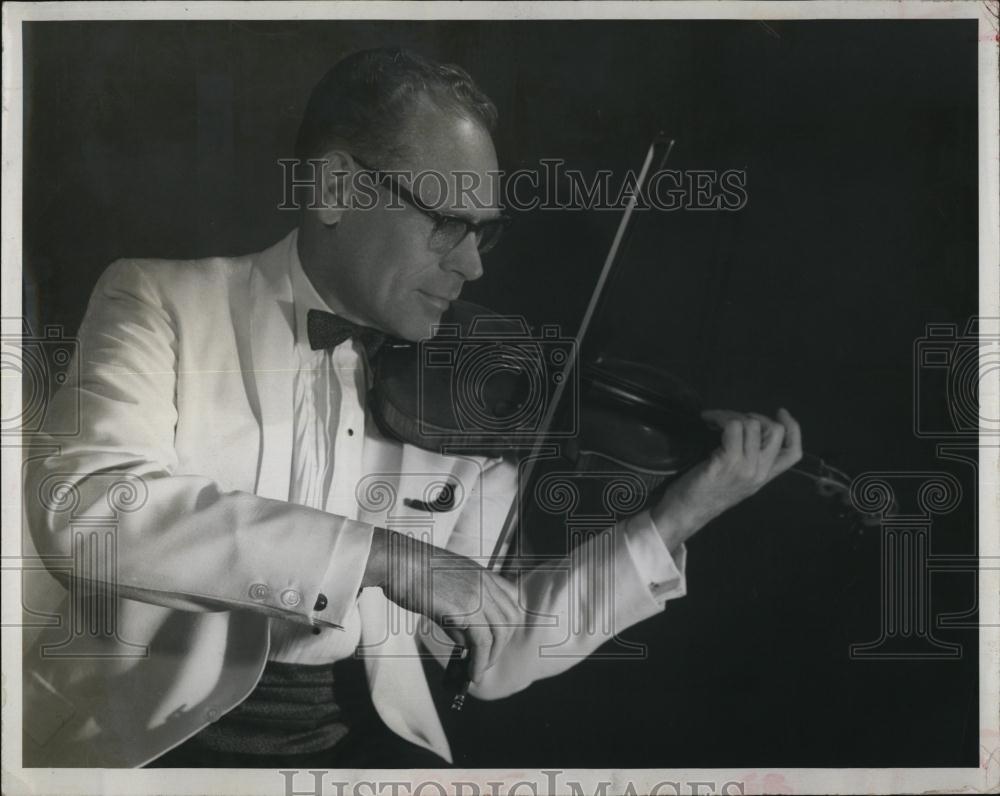 1966 Press Photo Harry Van Haam, Violinist - RSL96509 - Historic Images