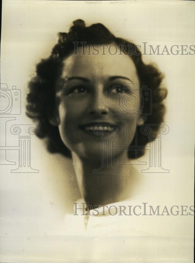 Press Photo Mrs Kenneth Vaughn Formerly Charlotte Babb - RSL92335 - Historic Images