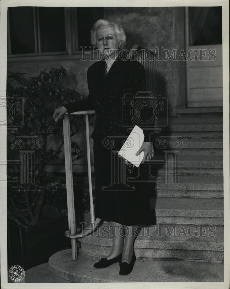 1948 Press Photo Mrs Chase Going Woodhouse, former Congresswoman - RSL47235 - Historic Images