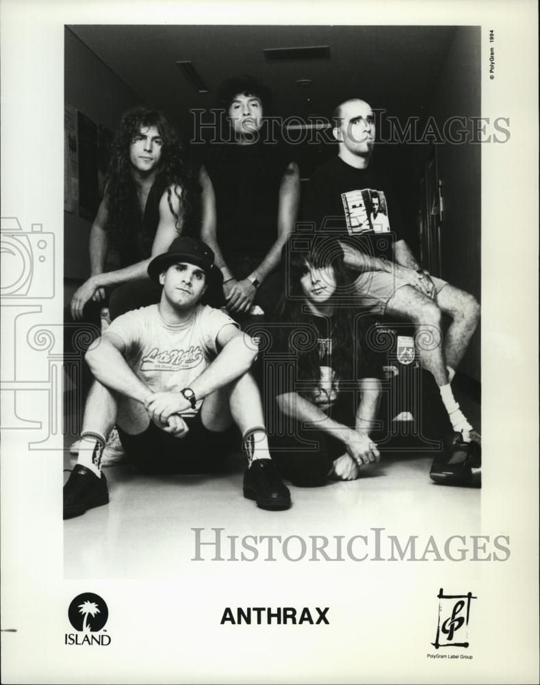 Press Photo Anthrax Musicians band - RSL47665 - Historic Images