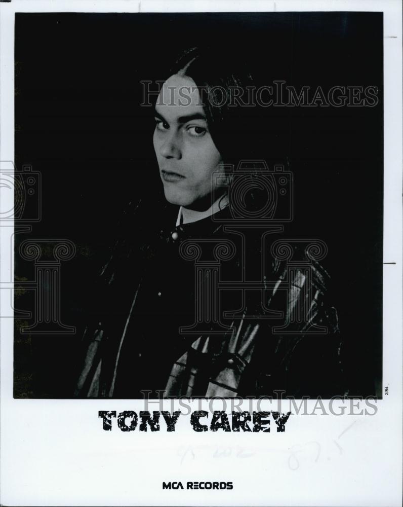 1984 Press Photo Tony Carey, Keyboard Player, Musician, Rainbow - RSL58859 - Historic Images