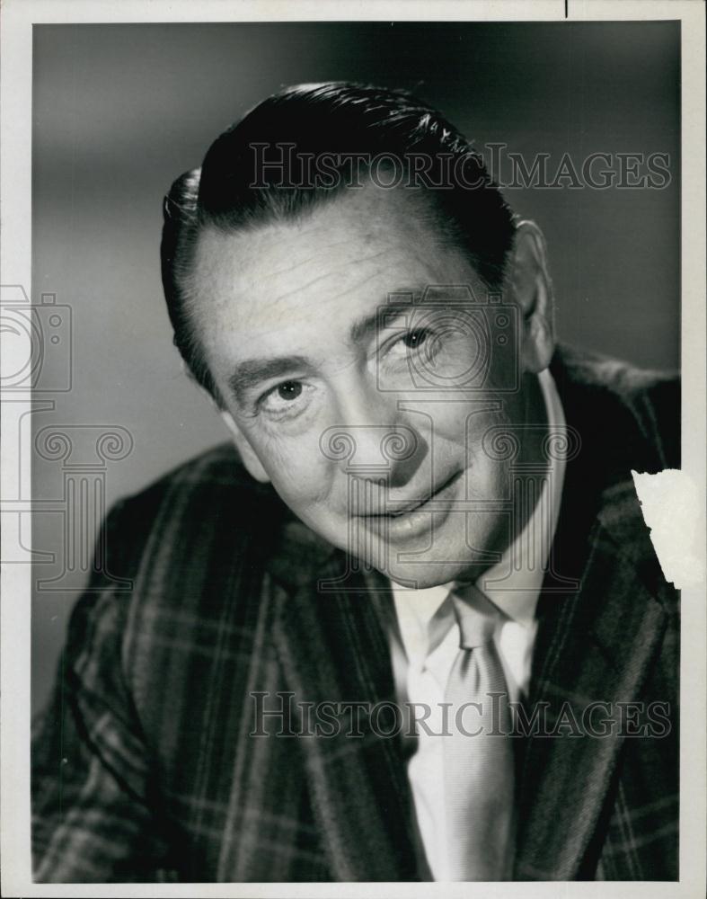 1966 Press Photo actor MacDonald Carey, star of soap opera &quot;Days of our Lives&quot; - Historic Images