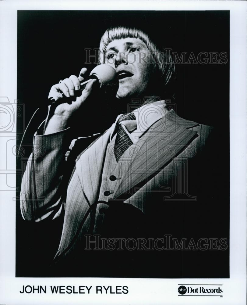 1977 Press Photo Popular Musician John Wesley Ryles - RSL61509 - Historic Images