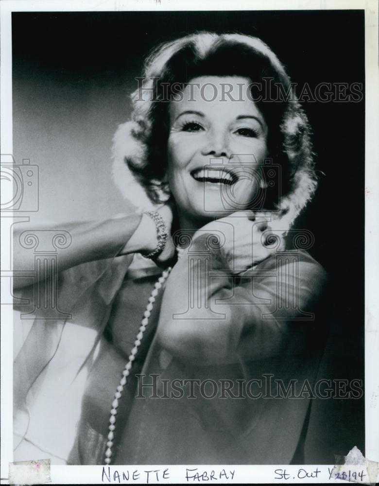 1994 Press Photo Nannette Fabray, American Actress, Comedienne, Singer &amp; Dancer - Historic Images