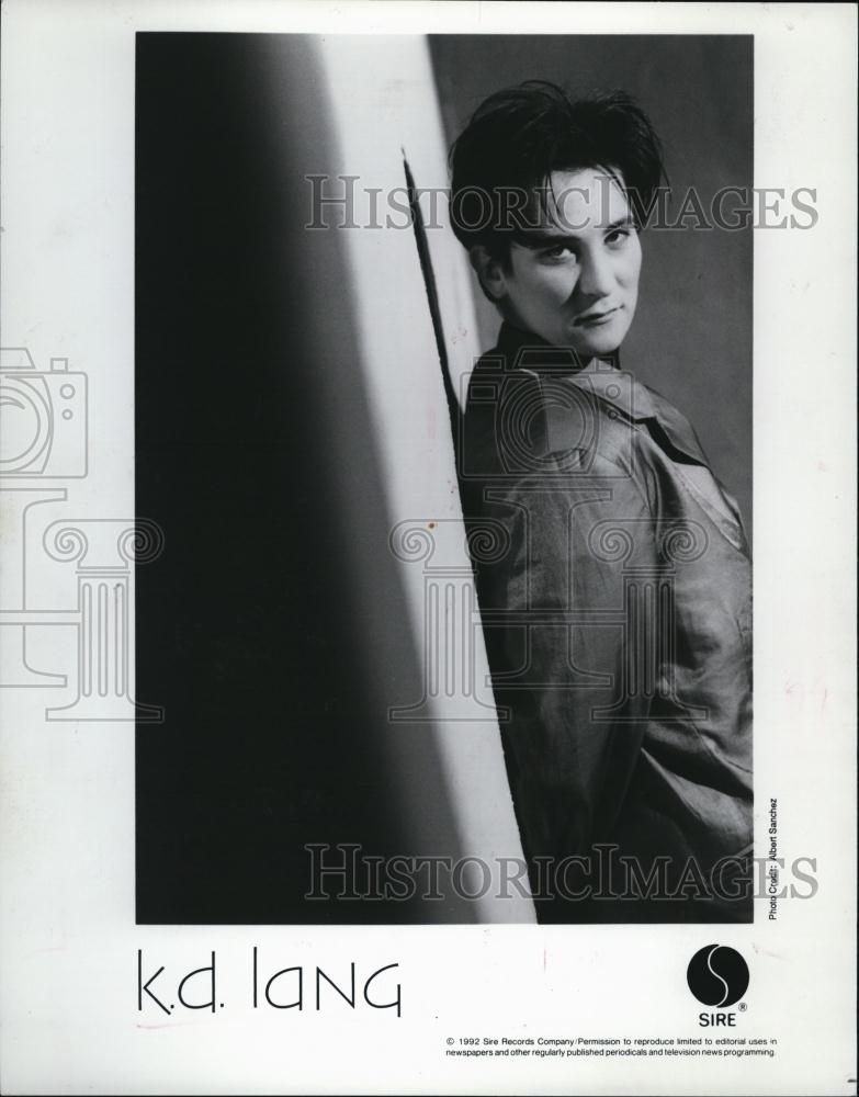 1993 Press Photo KD Lang Musician singer Recording Artist Entertainer - Historic Images