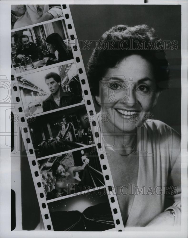 1978 Press Photo Hollywood Columnist Marilyn Beck In &quot;Marilyn Beck&#39;s Outtakes&quot; - Historic Images