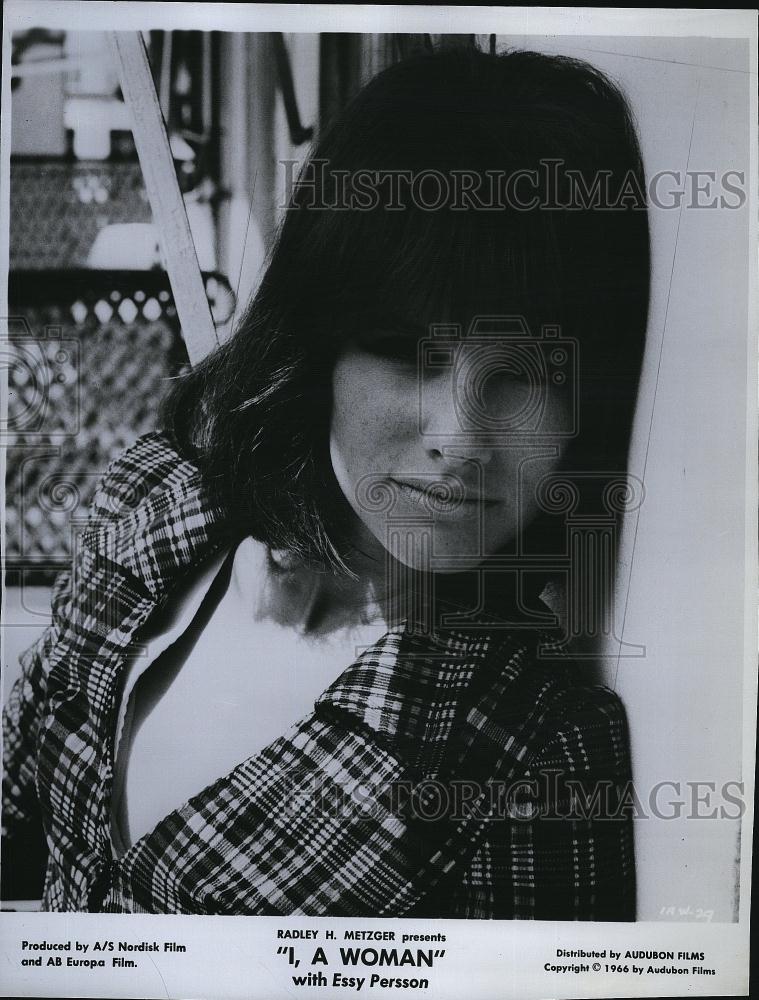 1966 Press Photo Essy Persson Swedish Actress I A Woman Film Movie - RSL81941 - Historic Images