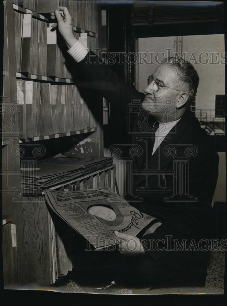 Press Photo WA Zerbe Blue Barron&#39;s Orchestra Musician - RSL91411 - Historic Images