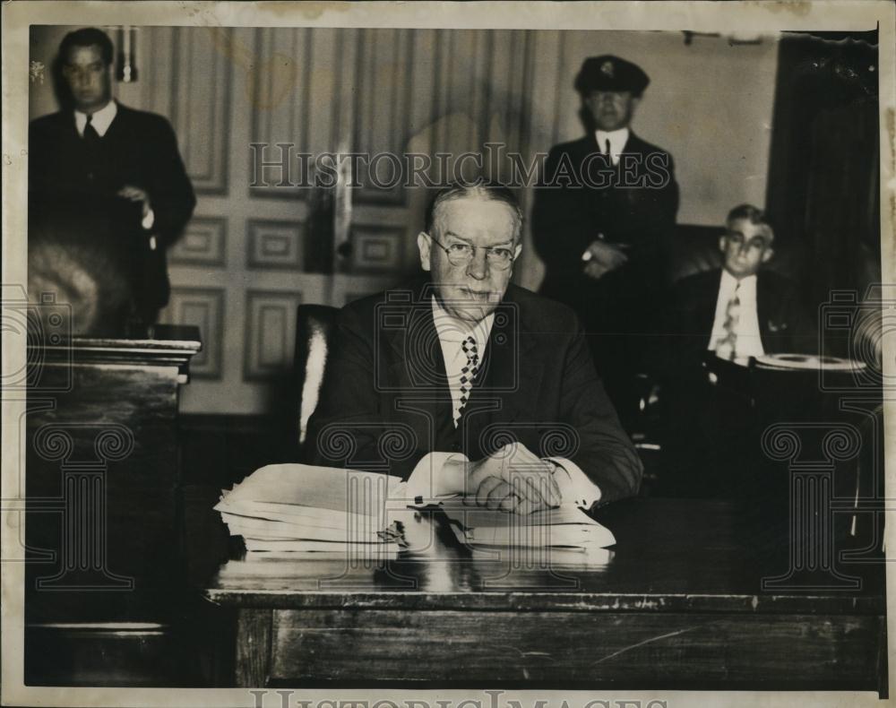 1937 Press Photo Boston Mayor Frederick W Mansfield - RSL85957 - Historic Images