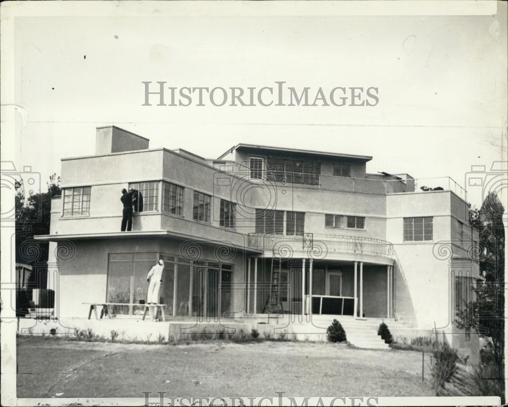 1938 Press Photo Home of Mrs Nathan Clark in Mass - RSL05479 - Historic Images