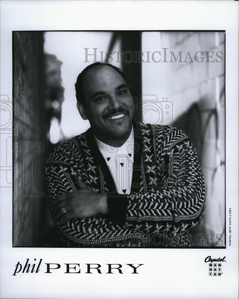 Press Photo Phil Perry American R&B singer,member of The Montclairs - RSL81913 - Historic Images