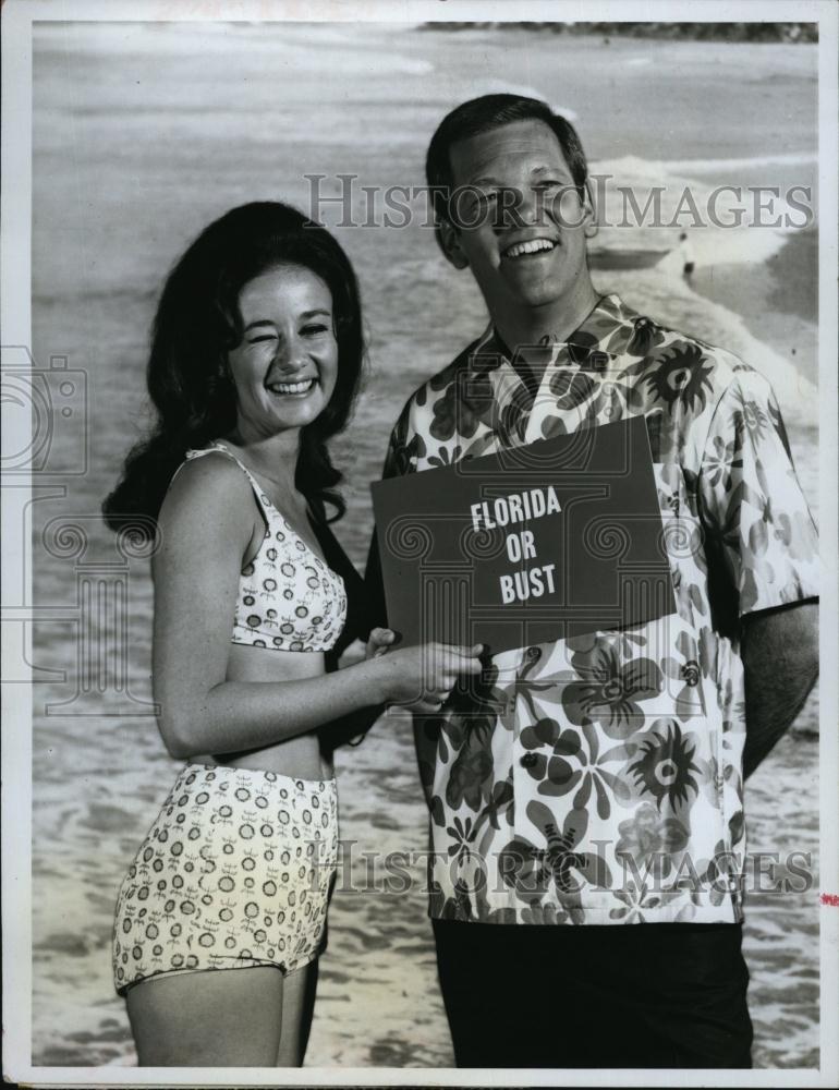 1968 Press Photo Betty Jane Royale Tom Kennedy You Don't Say Actress ...