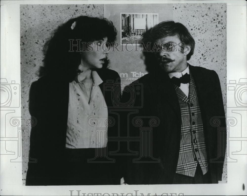 1982 Press Photo Actor Malcolm McDowell & Mary Steenburgen In "Time After Time" - Historic Images