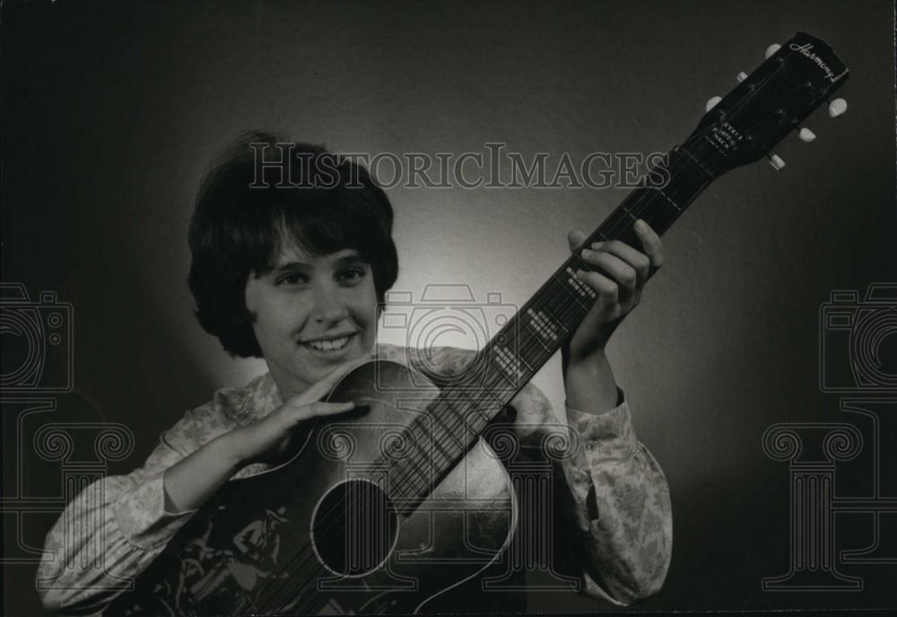 1966 Press Photo Folk Singer Cindy Cadwallader Manatee Tv Stars of Tomorrow - Historic Images