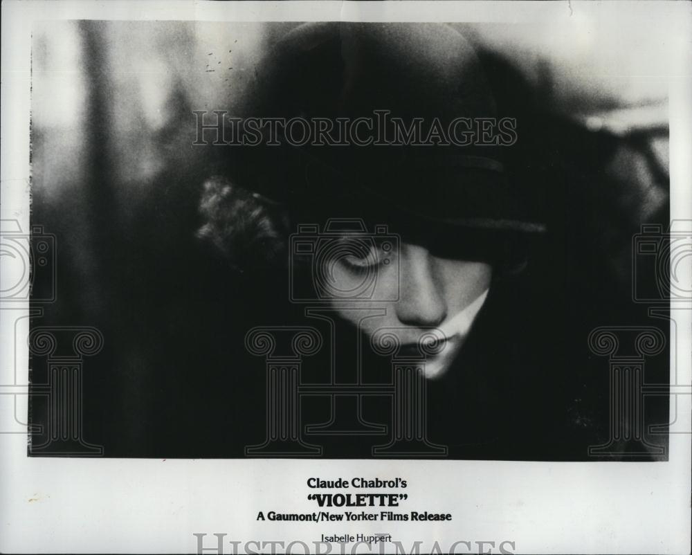 1978 Press Photo Actress Isabelle Huppert in "Violette" - RSL86739 - Historic Images