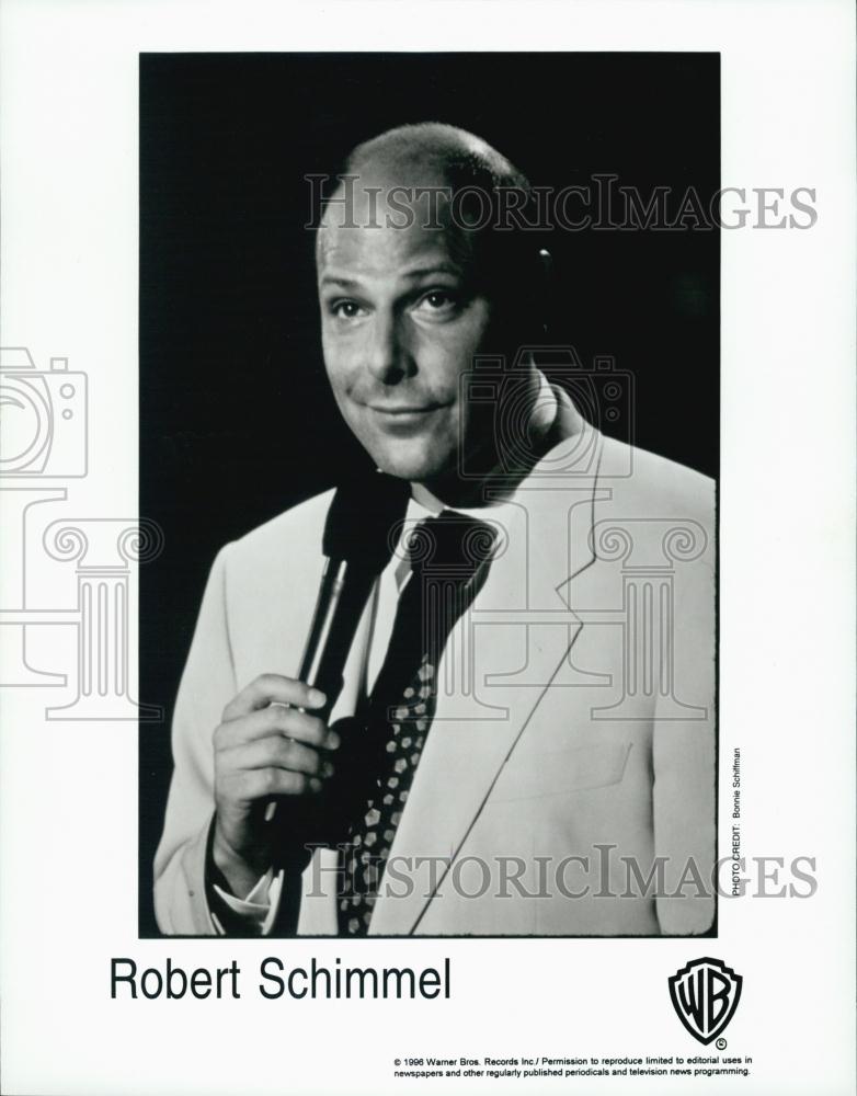 1996 Press Photo Robert Schimmel Stand Up Comedian Warner Brothers - RSL01007 - Historic Images