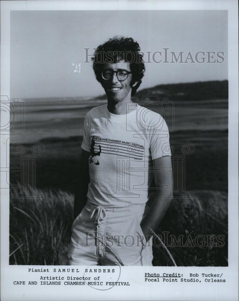 Press Photo Pianist Samuel Sanders - RSL77865 - Historic Images