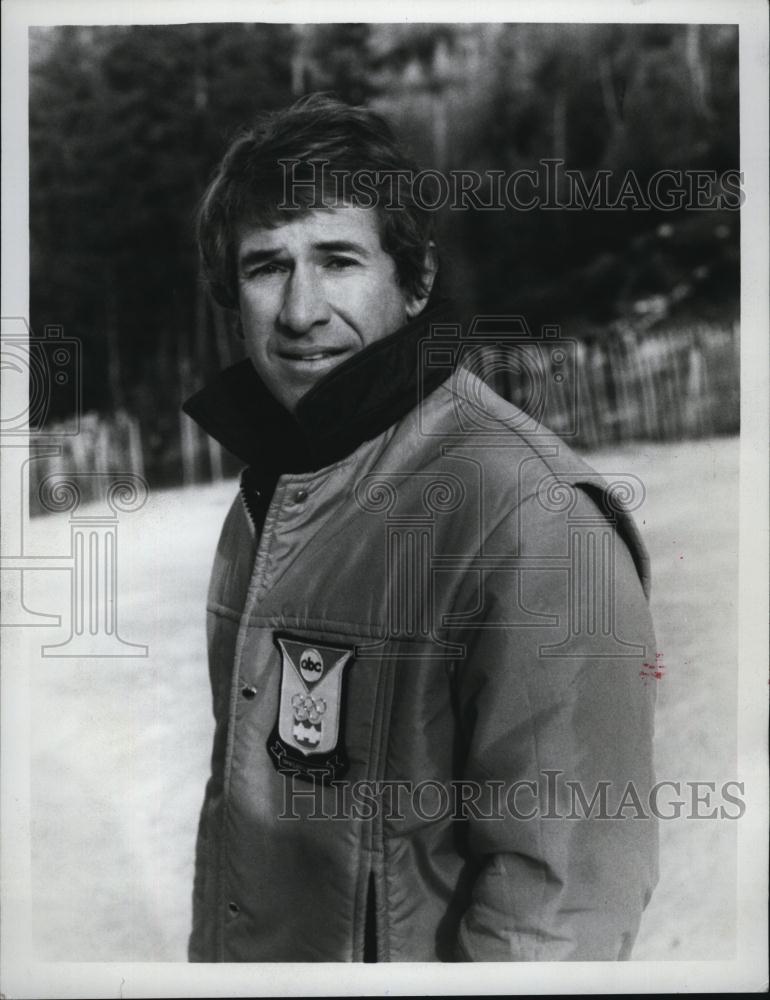1976 Press Photo TV Sports Commentator Bob Beattie - RSL83885 - Historic Images