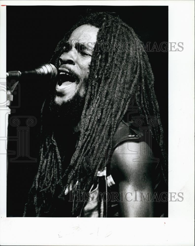 1984 Press Photo Reggae Singer Keith Porter Of The Itals - RSL60271 - Historic Images