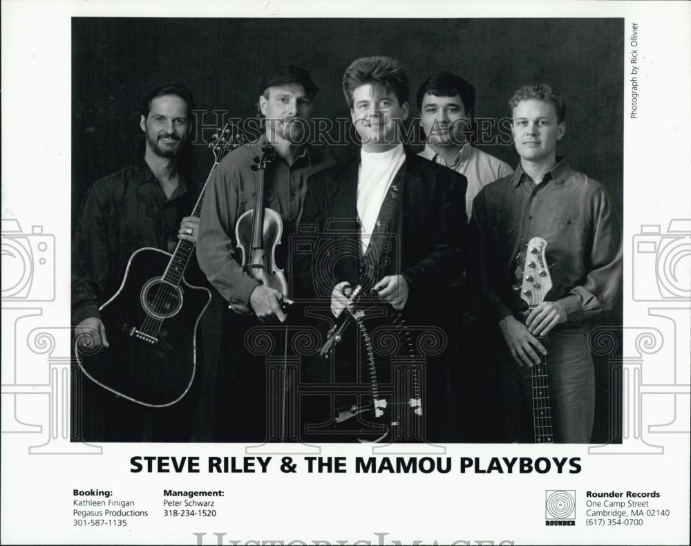 1995 Press Photo Steve Riley And The Mamou Players - RSL04709 - Historic Images