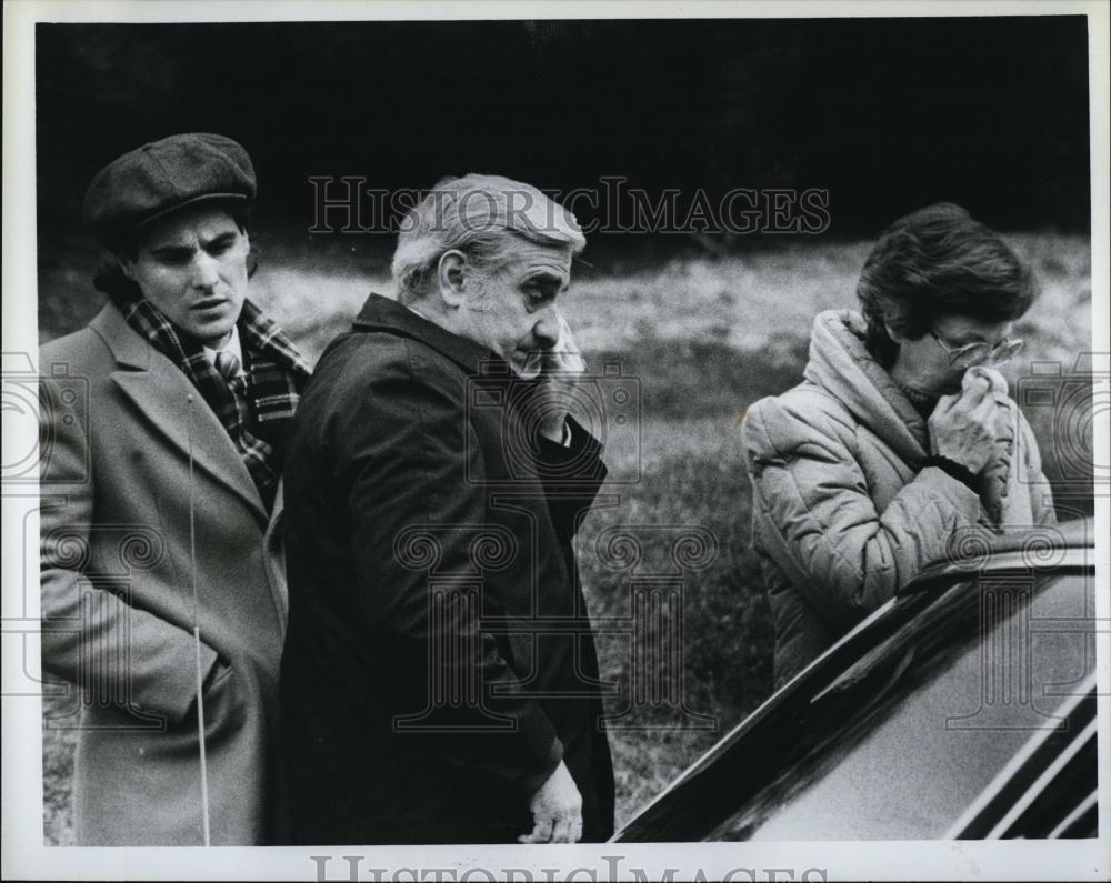 1984 Press Photo Charles & Ann Marowski at Clesea funeral in Boston - RSL89331 - Historic Images