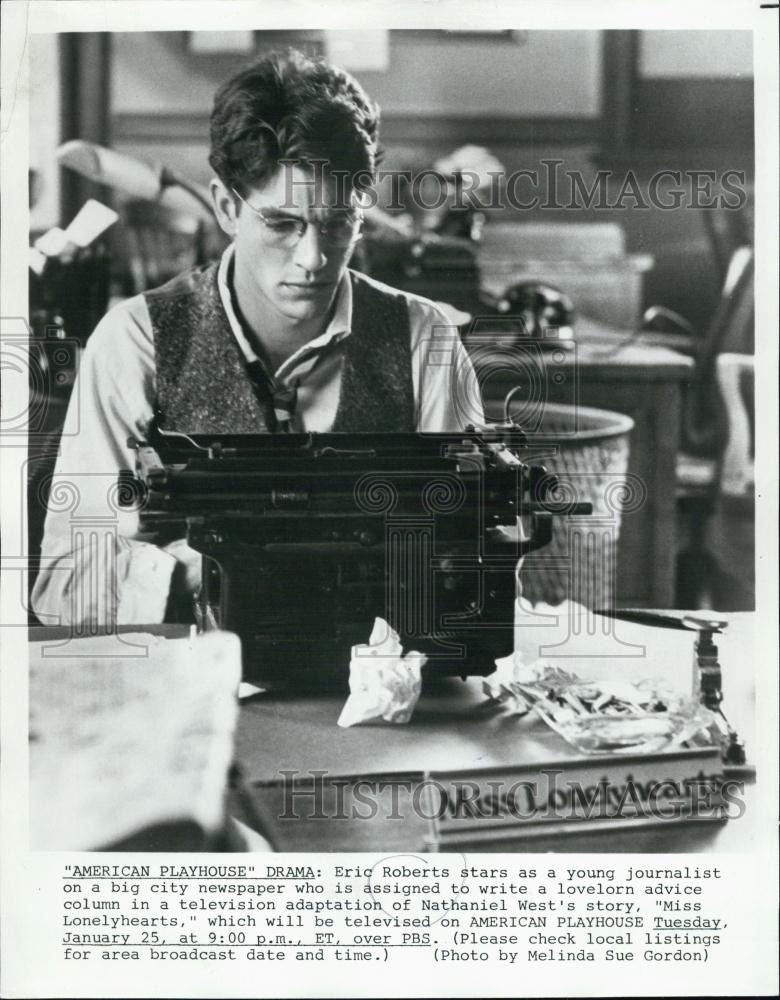 1983 Press Photo Eric Roberts "American Playhouse" - RSL02065 - Historic Images