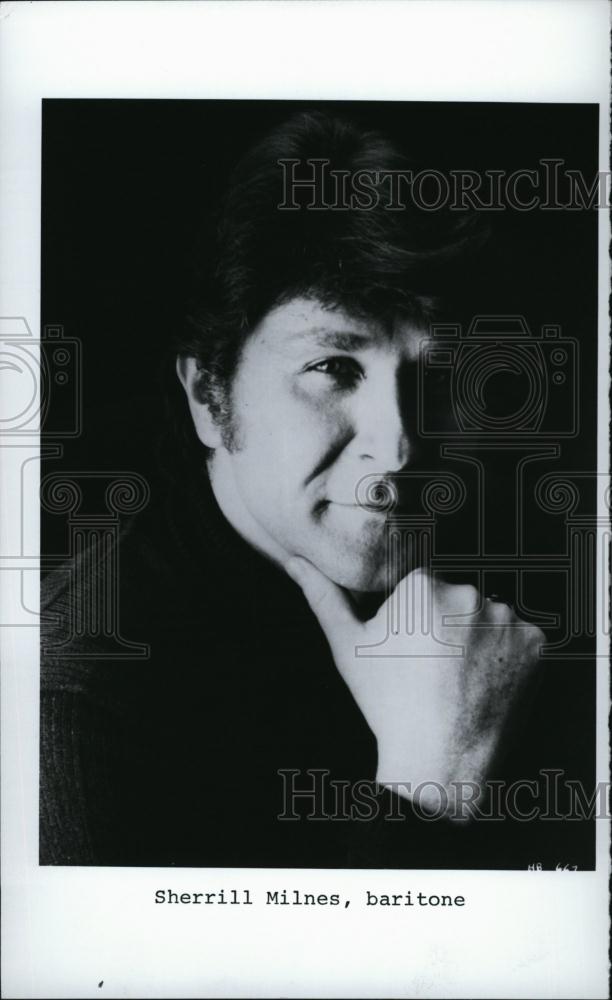 Press Photo Baritone Player Sherrill Milnes - RSL84819 - Historic Images