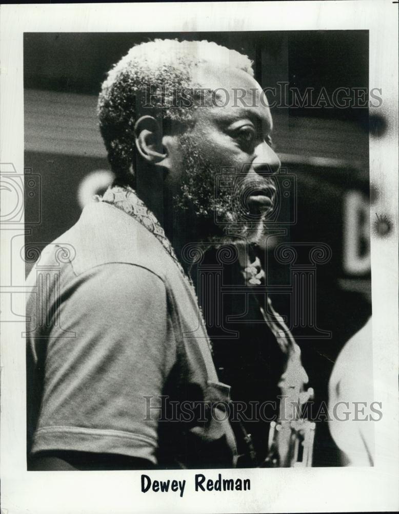 Press Photo Musician Dewey Redman - RSL01739 - Historic Images