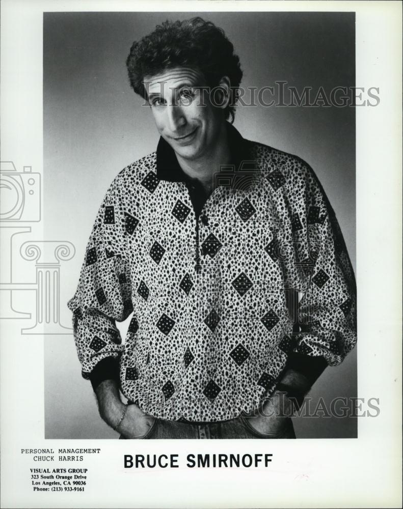 Press Photo Bruce Smirnoff Nickis Comedy Stop Comedian - RSL40717 - Historic Images