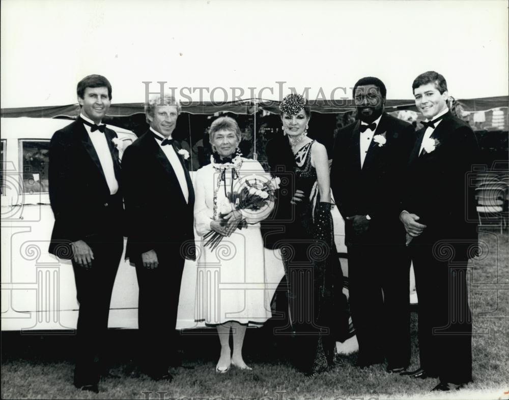 Press Photo Yolanda Cellucci, Sam G Price, jr Tom Sager, Joan Fuller, Dr - Historic Images