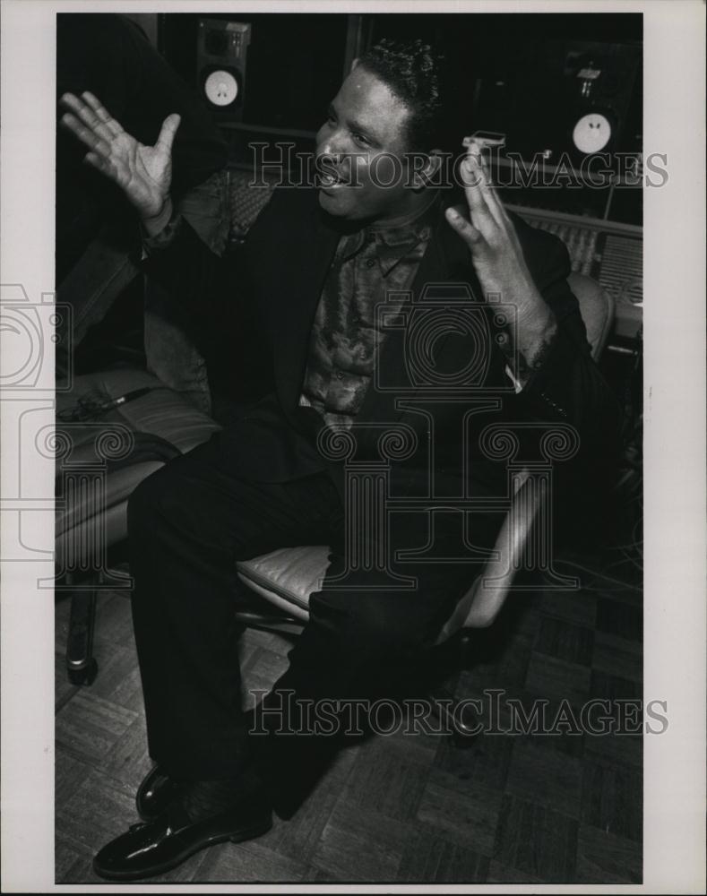 1992 Press Photo Singer Maurice Starr - RSL80427 - Historic Images