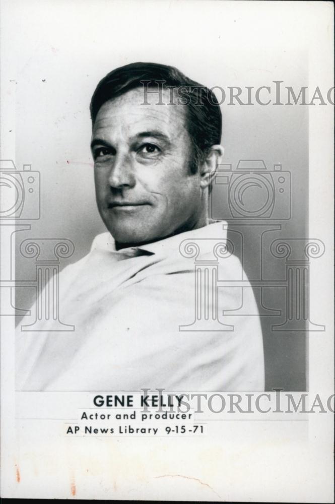 1973 Press Photo Gene Kelly an American dancer, actor, singer and Producer - Historic Images