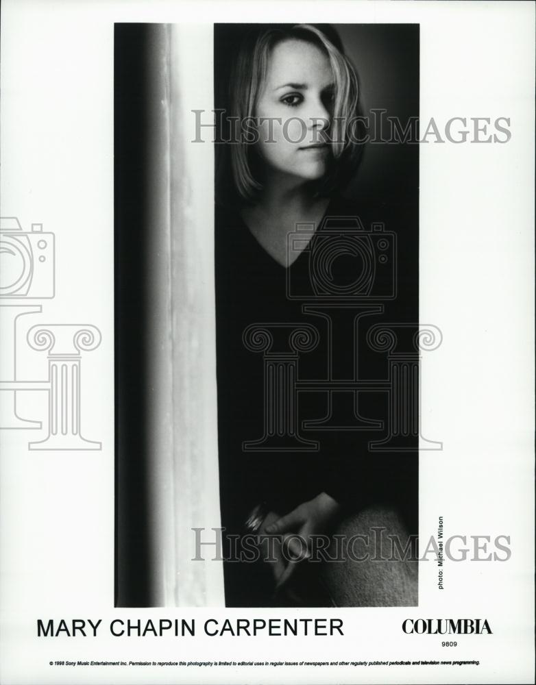 1998 Press Photo Mary Chapin Carpenter, Country/Folk Singer/Songwriter/Musician - Historic Images