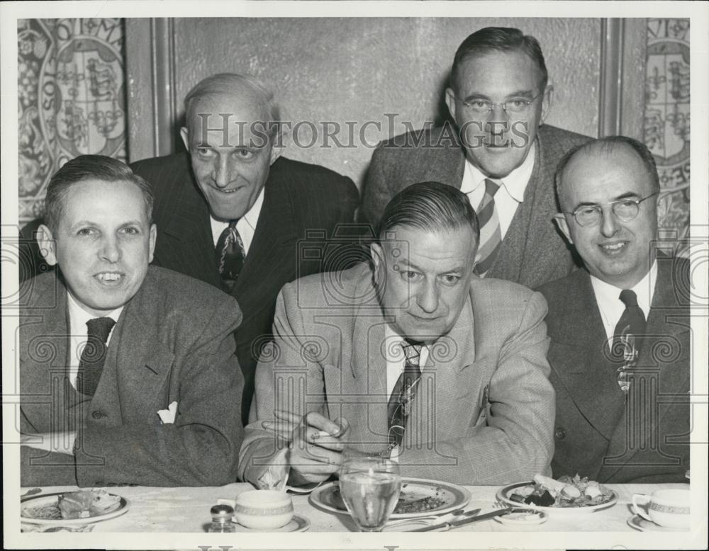 1951 Press Photo Providence, RI, New England Boxmakers Convention, Albert Daniel - Historic Images