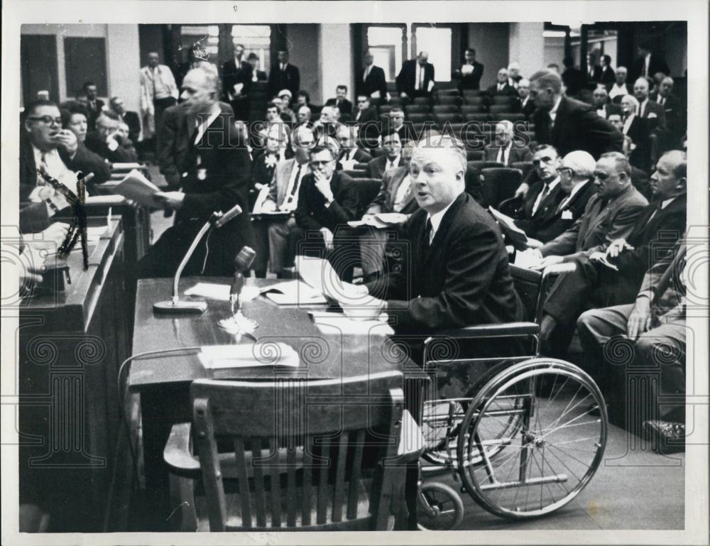 1964 Press Photo Boston Mayor John F Collins at the State House - RSL05475 - Historic Images