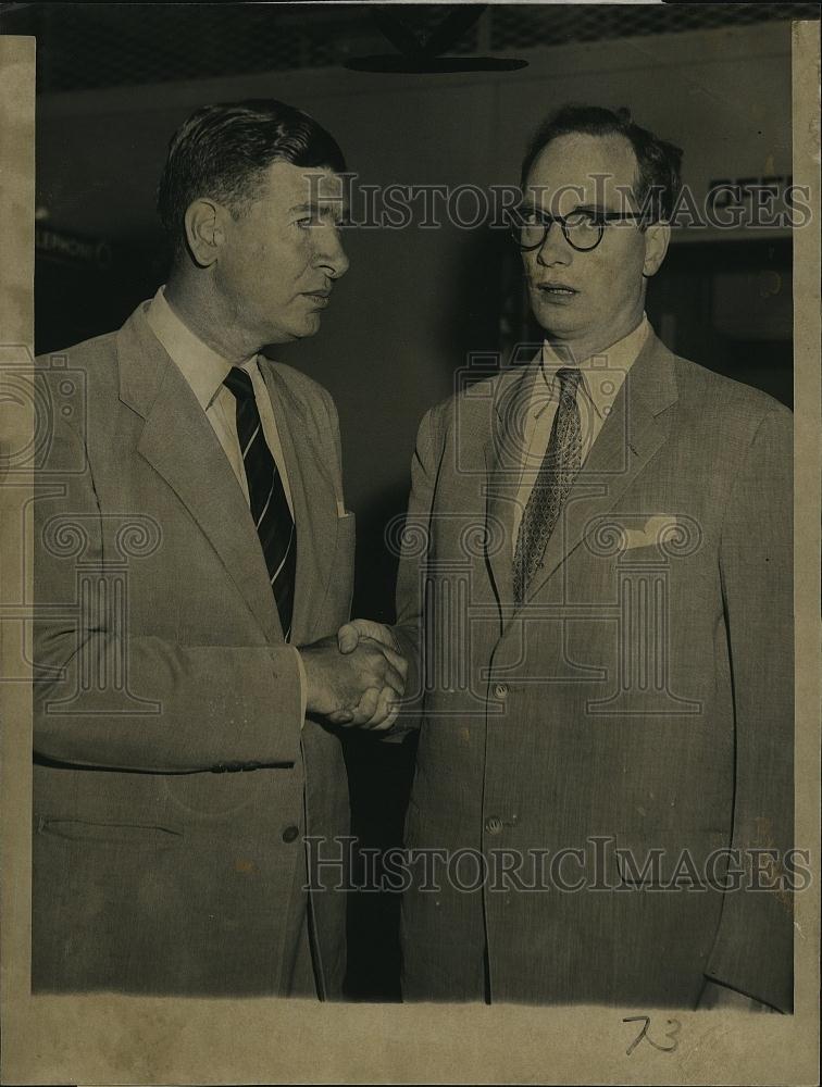 1953 Press Photo William Howard Taft Ambassador Ireland Joseph Shields - Historic Images