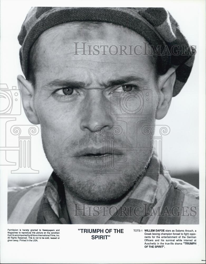 Press Photo Willem Dafoe Actor Triumph Of The Spirit Boxing Drama Film Movie - Historic Images