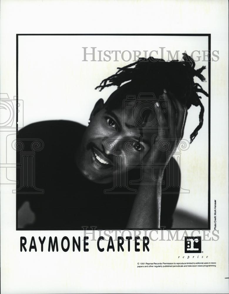 1991 Press Photo Raymone Carter Musician recording artist singer - RSL43035 - Historic Images