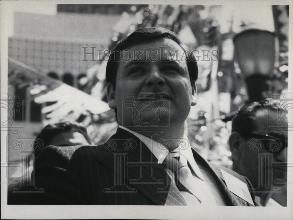 1972 Press Photo Anthony Colombo At Unity Day Rally Where Father Was Shot - Historic Images