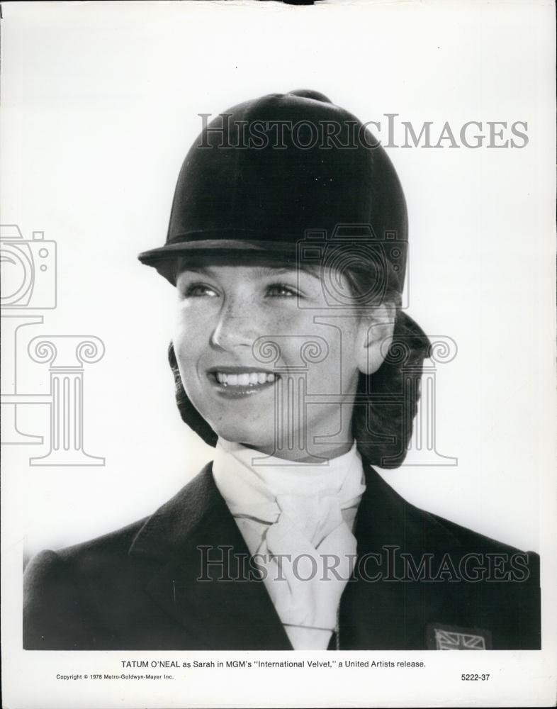 1978 Press Photo Tatum O&#39;Neil stars in &quot;International Velvet&quot; - RSL61267 - Historic Images