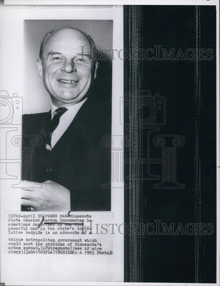 1963 Press Photo Minnesota State Senator Gordon RosenMeier - RSL63867 - Historic Images