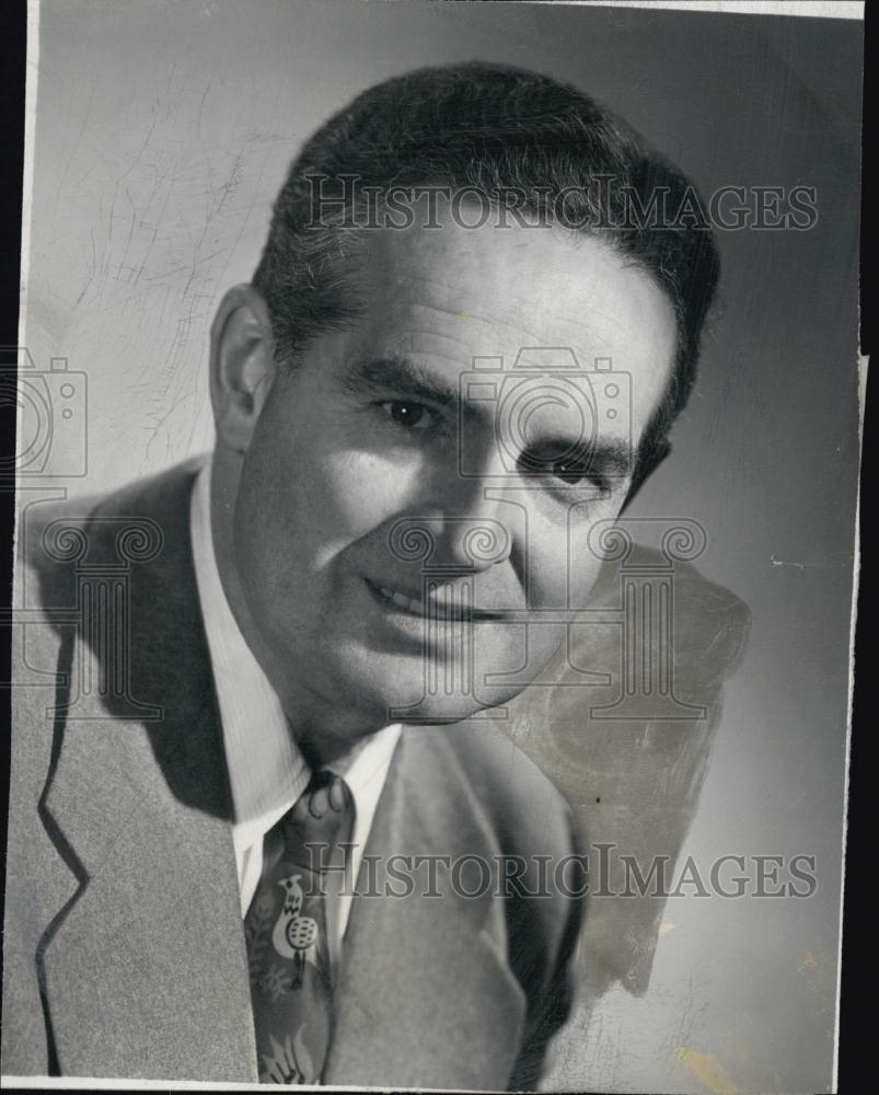 1954 Press Photo Fred Waring Musician Bandleader Radio Television Personality - Historic Images