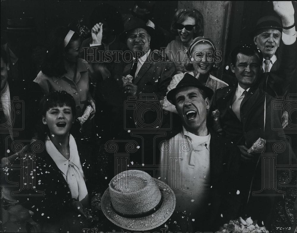 1966 Press Photo Actor Jason Robards, Barbara Harris "A Thousand Clowns" - Historic Images