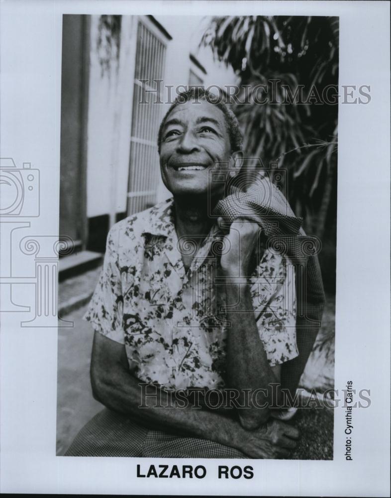 Press Photo Lazaro Ros Afro-Cuban Singer - RSL79857 - Historic Images