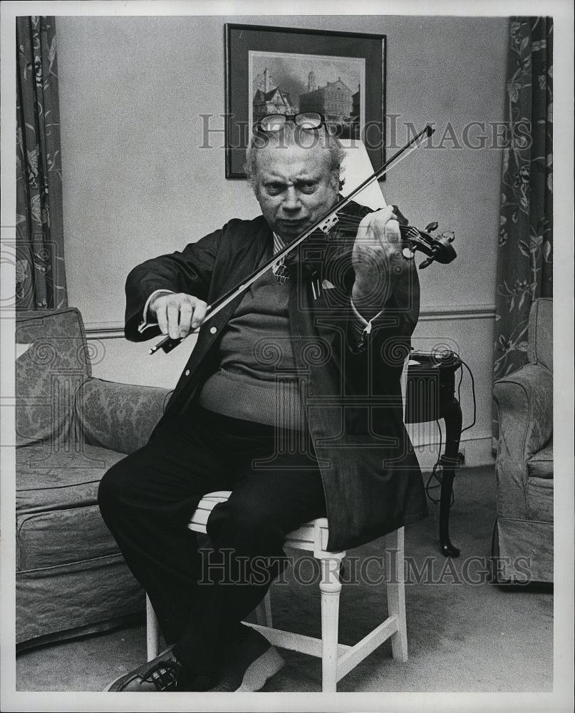 1978 Press Photo Isaac Stern, Violinist, Conductor - RSL80725 - Historic Images