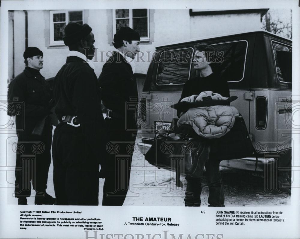 1981 Press Photo Movie The Amateur Actors John Savage Ed Lauter - RSL87897 - Historic Images